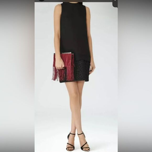 REISS Coral lace overlay dress size US 6 - Picture 1 of 15